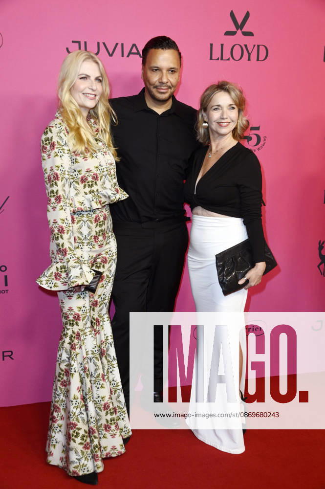 Tanja Bülter, Kena Amoa, and Tina Ruland at the 2026 Tribute to Bambi at Fotografiska Berlin, Berlin, October 15, 2026 Foto:xN.xKubelkax xFuturexImagex bambi_6063