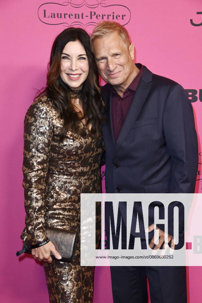Alexandra Polzin and Gerhard Leinauer at the Tribute to Bambi 2026 at Fotografiska Berlin, Berlin, October 15, 2026 Foto:xN.xKubelkax xFuturexImagex bambi_6067