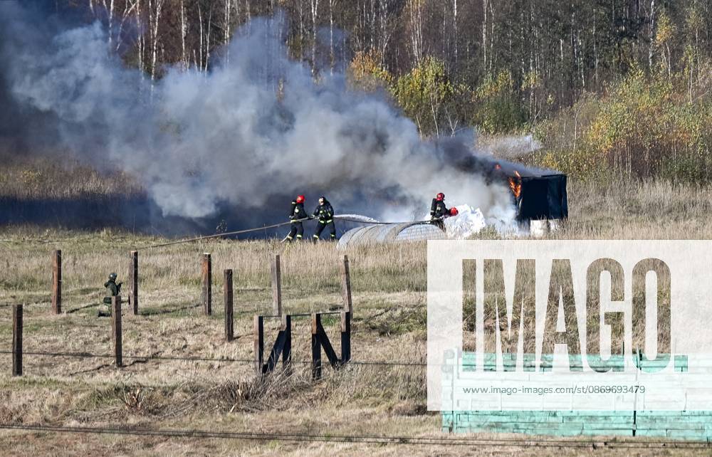 Belarus CSTO Drills 9265873 16.10.2026 Firefighters take part in the command-and-staff exercise with the CSTO peacekeeping forces Indestructible Brotherhood-2026 at the Losvido training ground in Vitebsk Region, Belarus. Viktor Tolochko Sputnik Vitebsk region Belarus