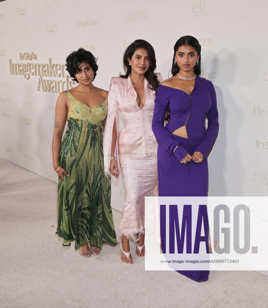 2026 InStyle Imagemakers Awards Amita Rao, Priyanka Chopra Jonas, and Avantika attends the 2026 InStyle Imagemakers Awards at a private residence on October 16, 2026 in Los Angeles, California. Photo by: CraSH imageSPACE Los Angeles Private Residence California USA