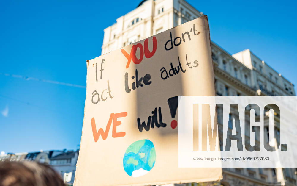 Fridays For Future Climate Strike: Announcing Climate Action Isn’t Enough—Without Climate Action, Everything Is Nothing Participants in the Fridays For Future climate strike, under the slogan Announcing Climate Action Isn’t Enough—Without Climate Action, Everything Is Nothing, gathered on Prater Hauptallee near Praters