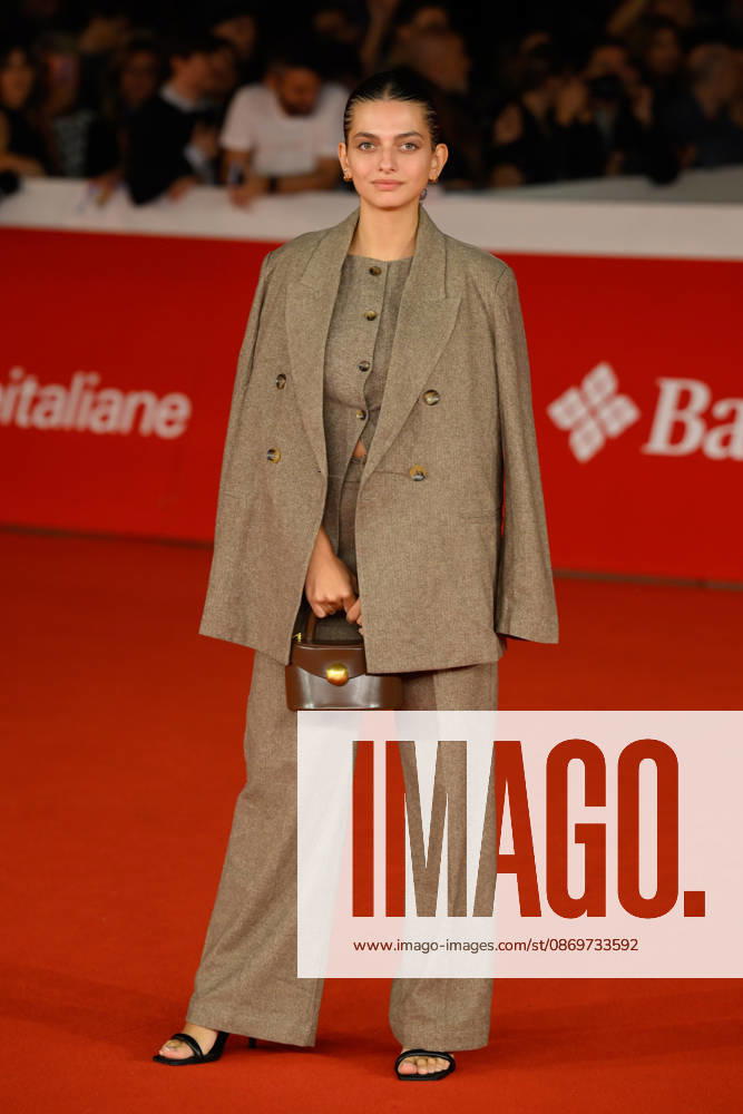 News - Rome Film Fest 2026 - Day 4 Ghjuvanna Benedetti attends the red carpet Iun Jeu Dangereux Premiere during the 21th Rome Film Fest at Auditorium Parco della Musica on October 16, 2026 in Rome, Italy. Rome Auditorium Parco della Musica Ennio Morricone Italy