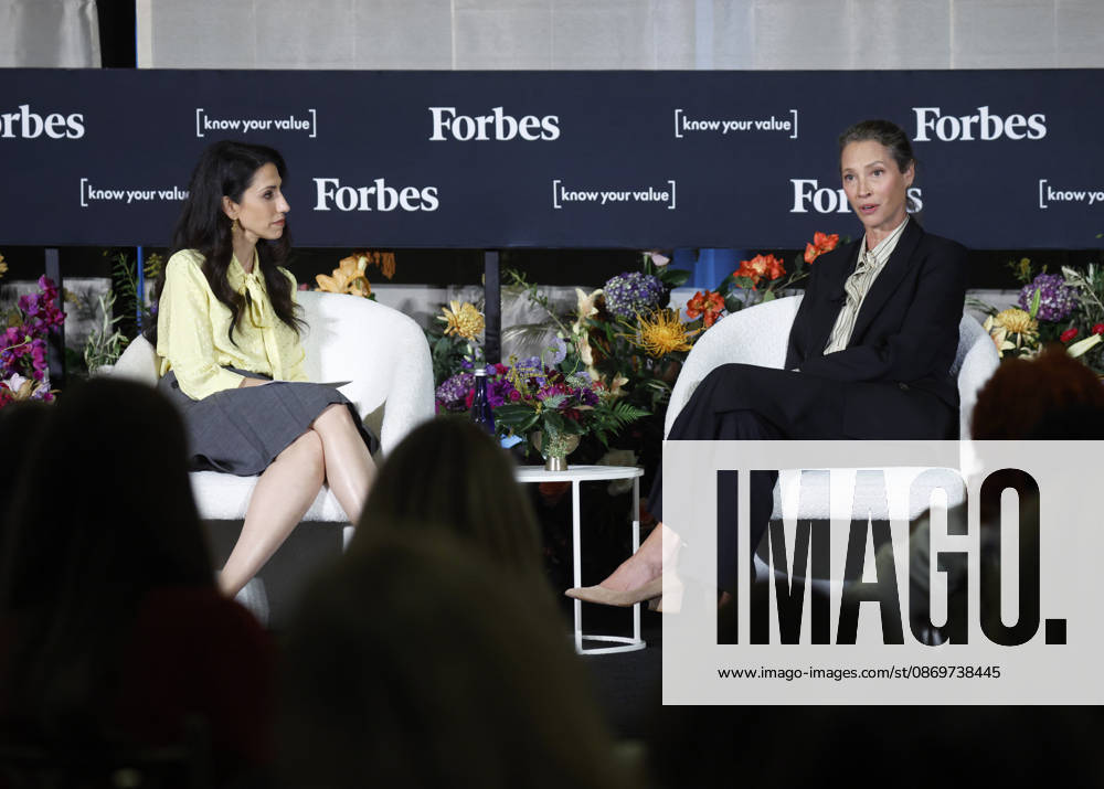 Founder & President Every Mother Counts Christy Turlington Burns speaks with Vice Chair, 30 50 Summit, MSNBC Contributor and Author Huma Abedin at the Forbes 30 50 5-Year Anniversary Summit at The Mandarin Oriental on Friday, October 16, 2026 in New York City. NYP20261016154 JOHNxANGELILLO