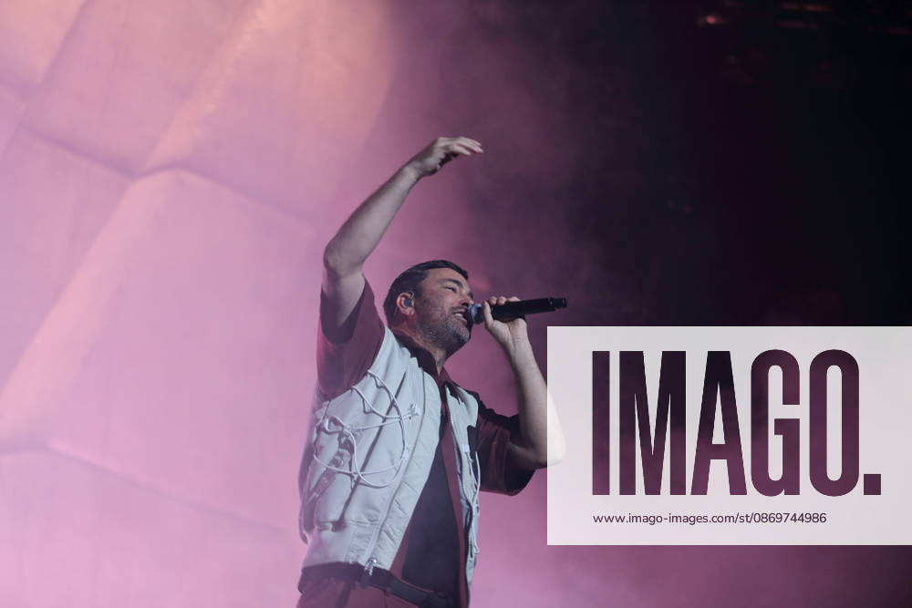 Marten Laciny, also known as Marteria, at a concert at the Max Schmeling Halle in Berlin, October 16, 2026 Marteria Concert Berlin