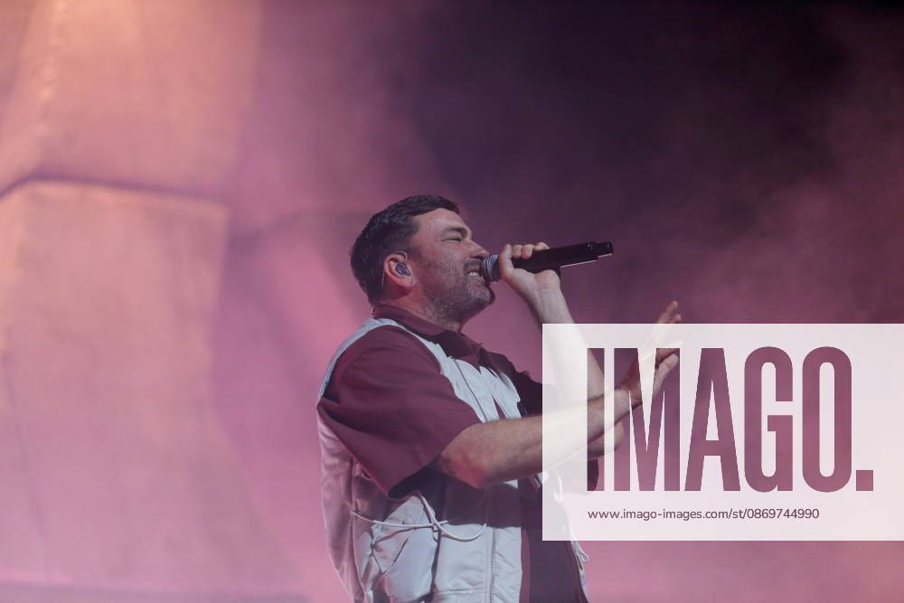 Marten Laciny, also known as Marteria, at a concert at the Max Schmeling Halle in Berlin, October 16, 2026 Marteria Concert Berlin