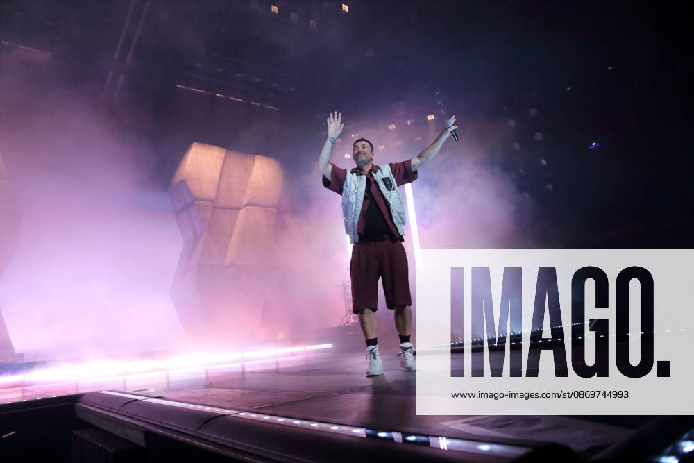 Marten Laciny, also known as Marteria, at a concert at the Max Schmeling Halle in Berlin, October 16, 2026 Marteria Concert Berlin