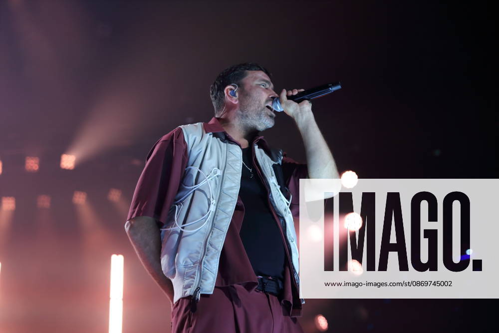 Marten Laciny, also known as Marteria, at a concert at the Max Schmeling Halle in Berlin, October 16, 2026 Marteria Concert Berlin