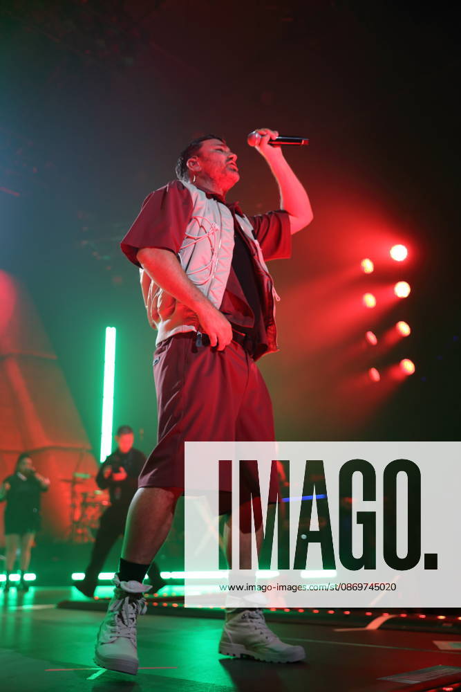 Marten Laciny, also known as Marteria, at a concert at the Max Schmeling Halle in Berlin, October 16, 2026 Marteria Concert Berlin