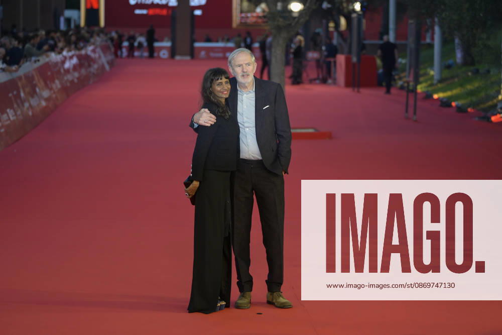 Nina Corbijn (l) and Anton Corbijn (r) attend the red carpet for the film A talent for murder at the 2026 Rome Film Fest, held at the Auditorium Parco della Musica. Rome Italy - ZUMAs197 20261016_aaa_s197_451