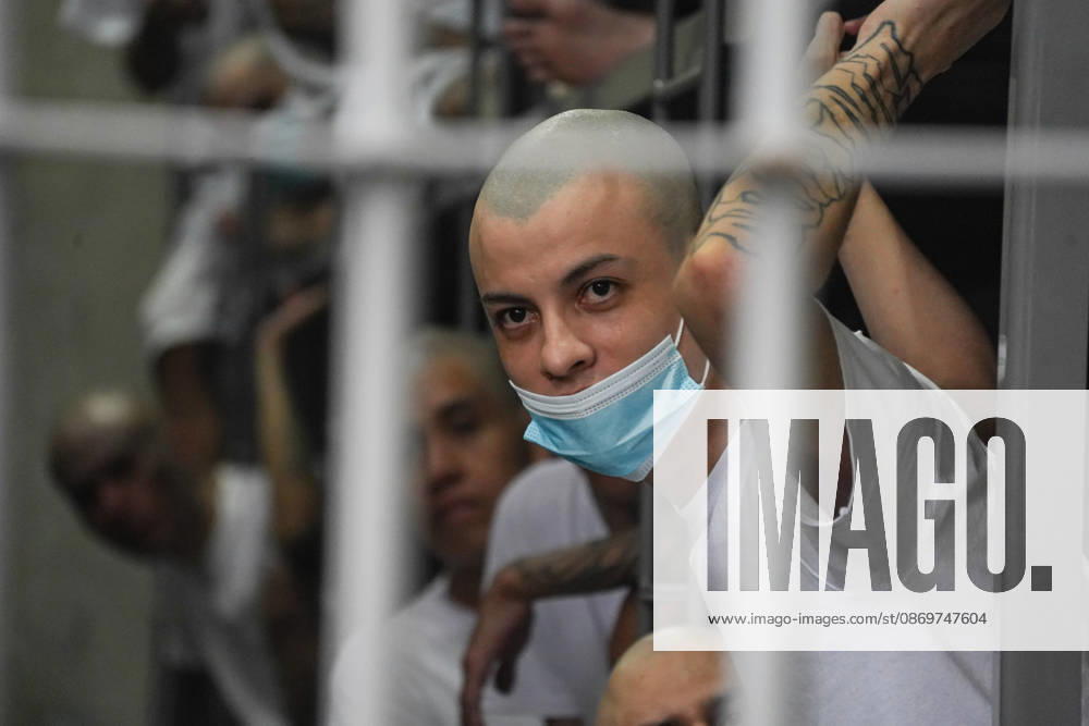 Gang members are seen through their cells during Costa Rican President Laura Fernandez s tour of the Terrorism Confinement Center (CECOT), in Tecoluca. Fernandez is on a three-day official visit to El Salvador to see the maximum-security prison that President Nayib Bukele’s government built as part of its crackdown on gangs. Costa Rica recently opened its own high-security prison, the High Containment Center Against Organized Crime, which is modeled on CECOT. Tecoluca El Salvador - ZUMAs197 20261016_aaa_s197_488