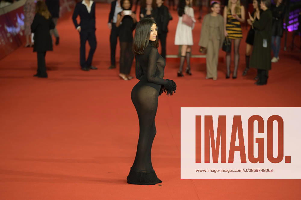 Un jeu dangereux red carpet in Rome, Italy - Zahia Dehar attends the red carpet for the film Un jeu dangereux at the 2026 Rome Film Fest, held at the Auditorium Parco della Musica. Rome Italy