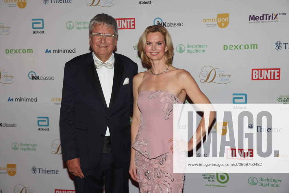 Jens Kröger and Britta Steffen at the 15th Diabetes Charity Gala 2026 at Bar jeder Vernunft in Berlin