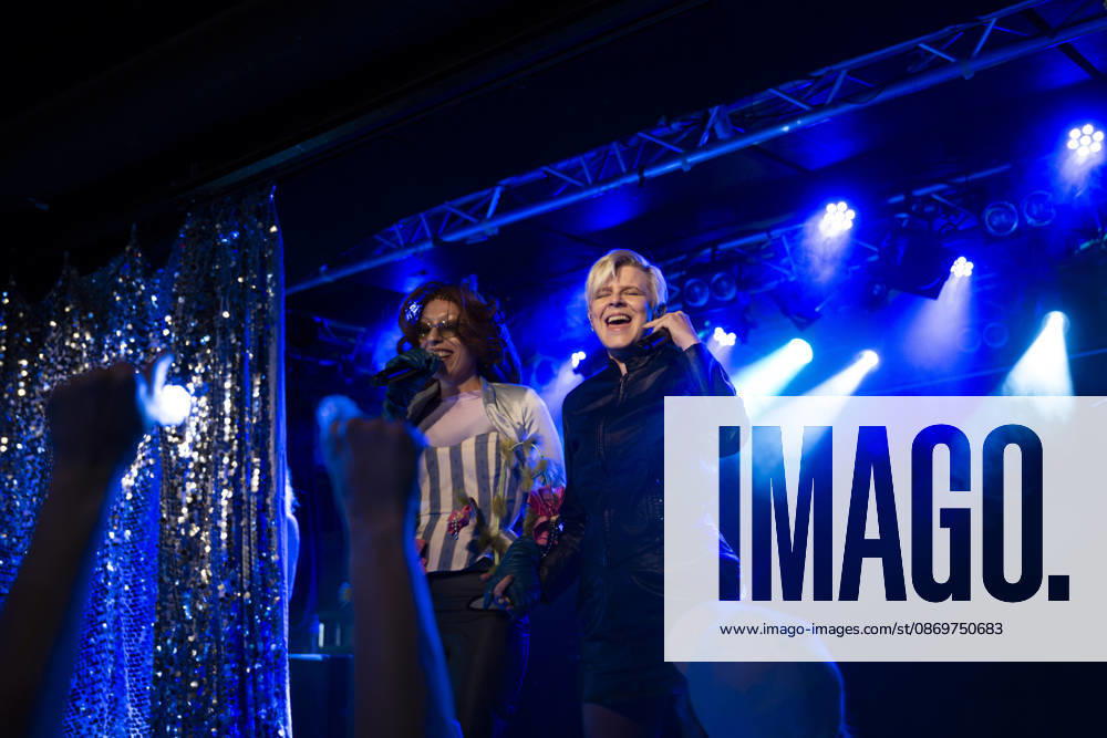 Pop star Robyn surprises fans with a performance during Zhala s concert at Debaser in Stockholm, Sweden