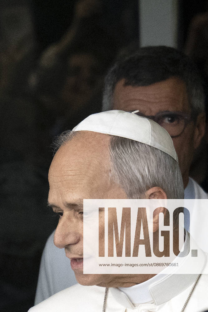 ITALY - POPE - VATICAN-2026 10 17 Italy, Rome, Vatican, October 17, 2026 Pope Leo XIV leaves the Gemelli University Hospital, four days after a surgery to remove a cancerous tumour from his right lung, in Rome Photo by ALESSIA GIULIANI Catholic Press Photo - NO BOOKS