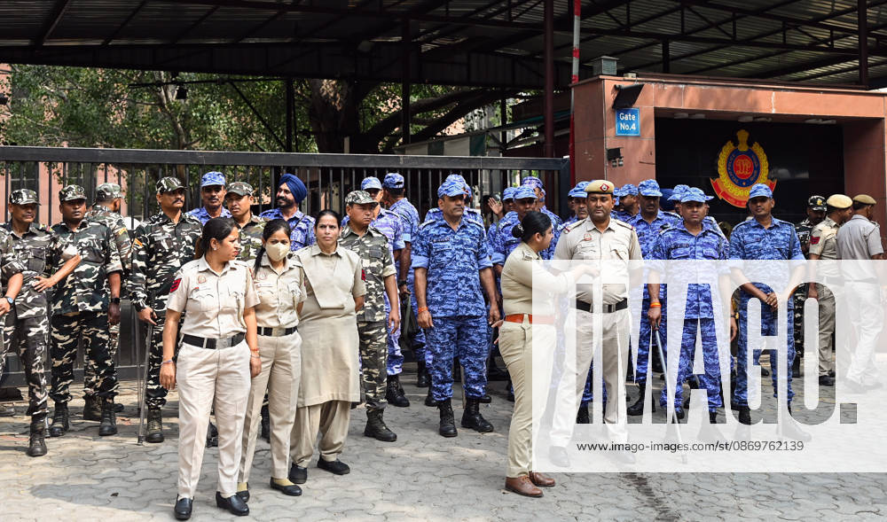 Heavy security deployed during a protest against alleged police brutality during the CJP protest (Oct 10) near ECI New Delhi, Oct 17 (ANI): Heavy security deployed during a protest against alleged police brutality during the CJP protest (Oct 10) near the Election Commission of India, in New Delhi on Saturday. NEW DELHI Delhi India