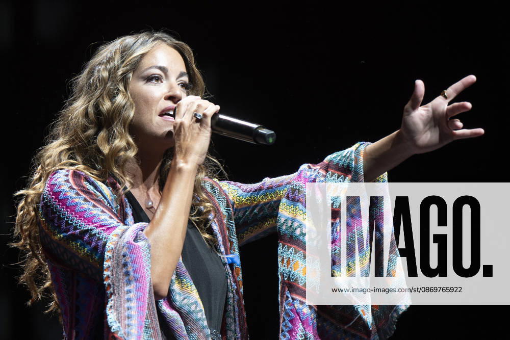 Singer Sofia Ellar performs during a concert at the Plaza de Espana in Madrid. Madrid Spain - ZUMAs197 20261017_aaa_s197_148