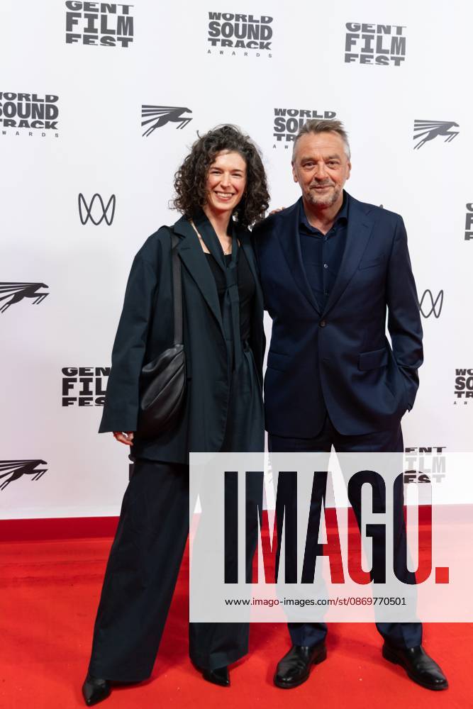 Charlotte Vranken and Television Maker Tom Waes pictured during the Gent International Film Festival on Saturday 17 October 2026. Tonight will feature a screening of Le Faux Soir, the new film of Belgian director Roskam. NICOLASxMAETERLINCK 190136815