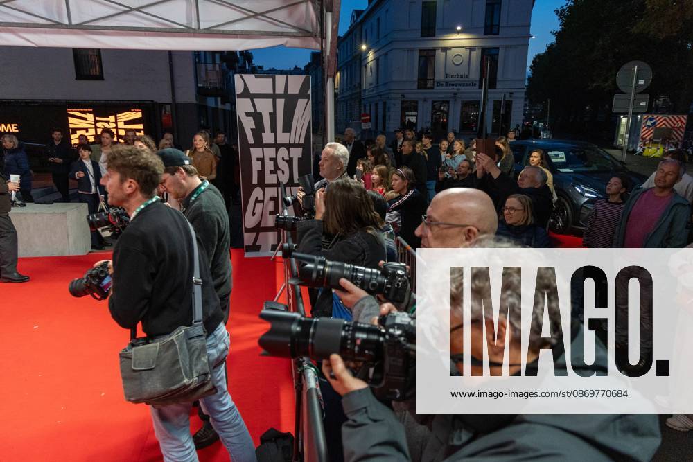 The press pictured during the Gent International Film Festival on Saturday 17 October 2026. Tonight will feature a screening of Le Faux Soir, the new film of Belgian director Roskam. NICOLASxMAETERLINCK 190136486