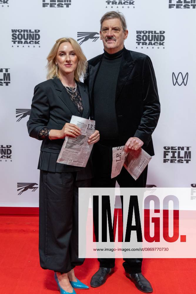 Actress Ruth Becquart and Actor Peter Van Den Begin pictured during the Gent International Film Festival on Saturday 17 October 2026. Tonight will feature a screening of Le Faux Soir, the new film of Belgian director Roskam. NICOLASxMAETERLINCK 190136652