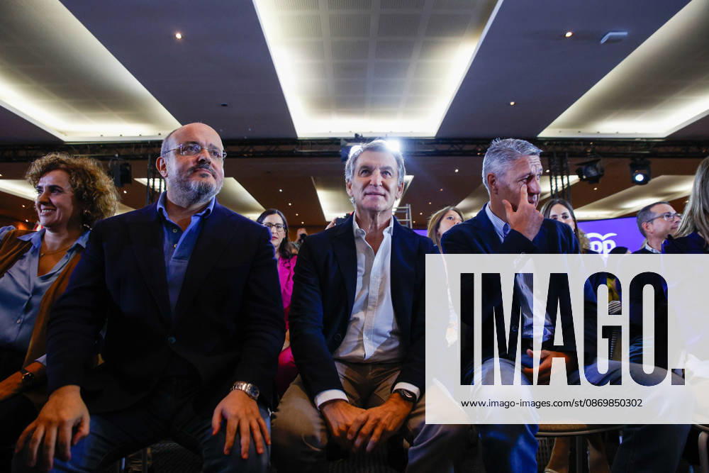 Feijóo Participates in a PP Pre-Campaign Event in Barcelona The president of the Popular Party, Alberto Núnez Feijóo c, the president of the PP in Catalonia, Alejandro Fernández i, and the mayor of Badalona, Xavier García Albiol d, during a PP pre-campaign event at the Palau de Congressos de Catalunya on October 18, 2026, in Barcelona, Catalonia, Spain. Feijóo is stepping up his presence in Catalonia with this major event in Barcelona and the announcement that Xavier García Albiol will head the party’s ticket for the general election on November 29. OCTOBER 18, 2026 Kike Rincó Barcelona, Catalonia Barcelona, Catalonia, Spain