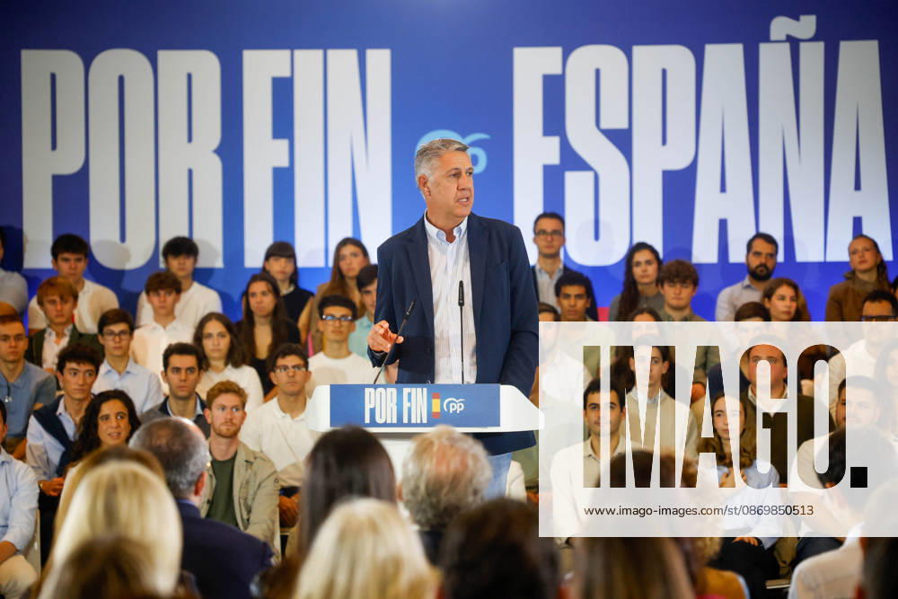 Feijóo Participates in a PP Pre-Campaign Event in Barcelona The mayor of Badalona, Xavier García Albiol, during a PP pre-campaign event at the Palau de Congressos de Catalunya on October 18, 2026, in Barcelona, Catalonia, Spain. Feijóo is stepping up his presence in Catalonia with this major event in Barcelona and the announcement that Xavier García Albiol has been recruited as the party’s lead candidate for the general election on November 29. OCTOBER 18, 2026. Kike Rincó. Barcelona, Catalonia. Barcelona, Catalonia, Spain.
