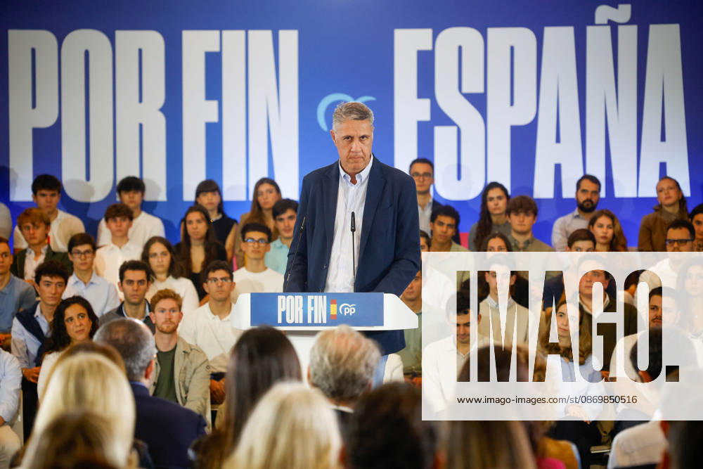 Feijóo Participates in a PP Pre-Campaign Event in Barcelona The mayor of Badalona, Xavier García Albiol, during a PP pre-campaign event at the Palau de Congressos de Catalunya on October 18, 2026, in Barcelona, Catalonia, Spain. Feijóo is stepping up his presence in Catalonia with this major event in Barcelona and the announcement that Xavier García Albiol has been recruited as the party’s lead candidate for the general election on November 29. OCTOBER 18, 2026. Kike Rincó. Barcelona, Catalonia. Barcelona, Catalonia, Spain.