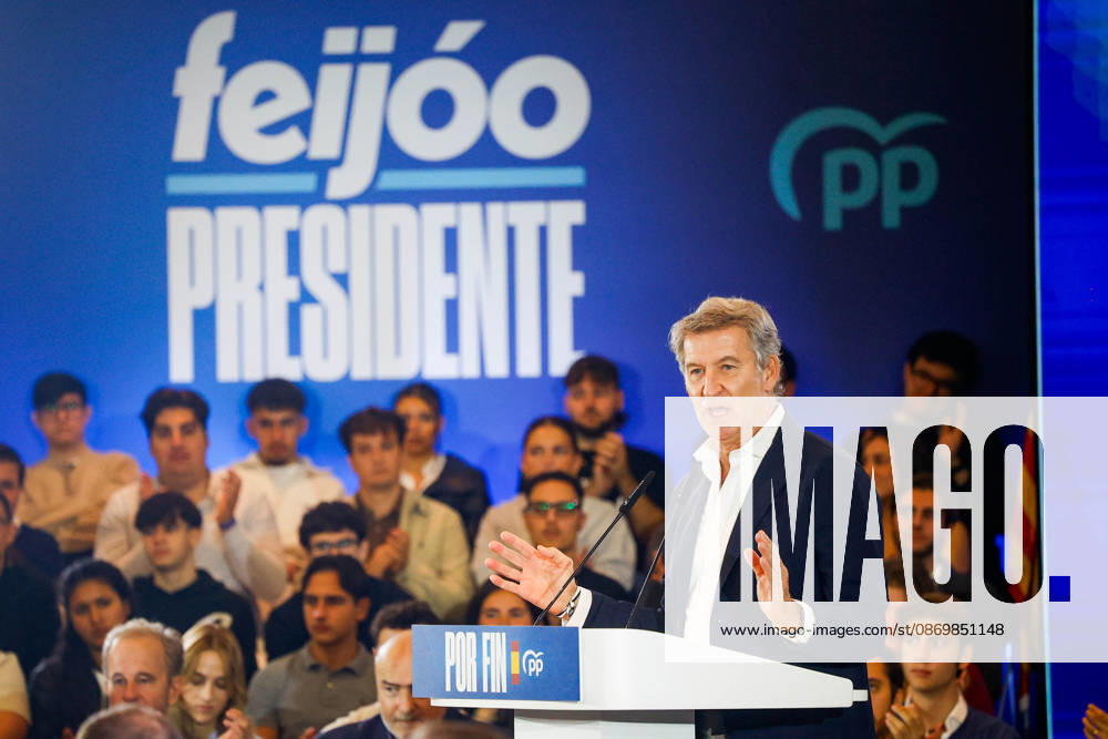Feijóo Participates in a PP Pre-Campaign Event in Barcelona The president of the Popular Party, Alberto Núnez Feijóo, during a PP pre-campaign event at the Palau de Congressos de Catalunya on October 18, 2026, in Barcelona, Catalonia, Spain. Feijóo is stepping up his presence in Catalonia with this major event in Barcelona and the announcement that Xavier García Albiol will head the party’s ticket for the general election on November 29. OCTOBER 18, 2026 Kike Rincó Barcelona, Catalonia Barcelona, Catalonia, Spain