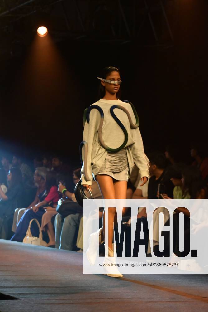 Actress Diana Penty and models present creations by designer Richa Khemka and Linetribe during the FDCI Lakmo Fashion Week in New Delhi on Sunday, October 18, 2026. New Delhi - ZUMAq101 20261018_zna_q101_178