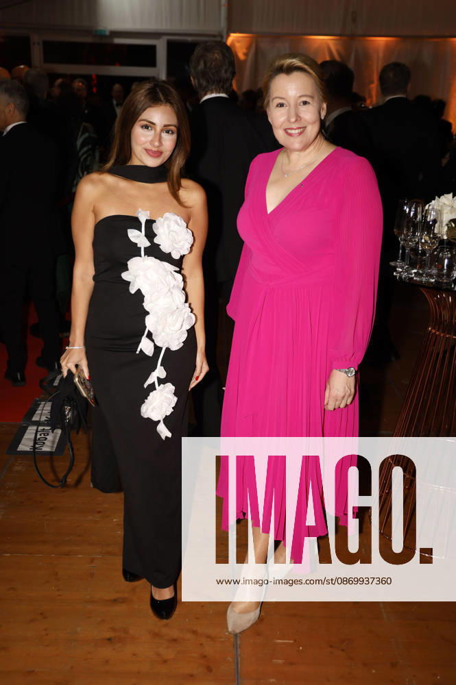 Melisa Gelen and Franziska Giffey at the 80th Anniversary CCC Filmkunst Gala at the CCC Film Studios in Berlin, October 17, 2026 Foto:xAgenturxWehnertx Vinagex xFuturexImagex ccc_6132