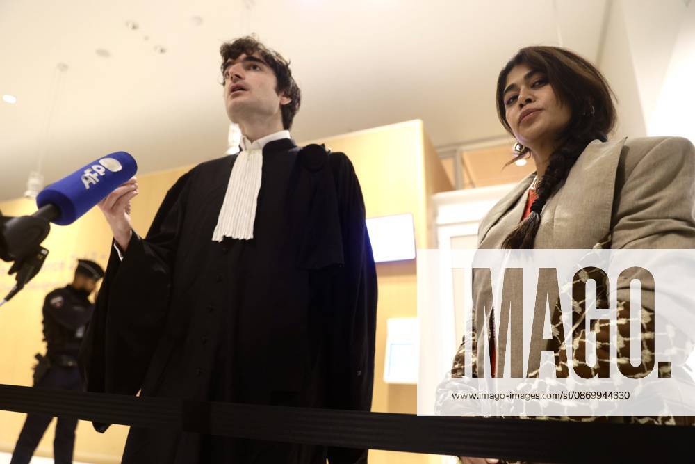 French MEP Rima Hassan arrives at Paris Courthouse for trial over alleged apology of terrorism PARIS, FRANCE - OCTOBER 19: French member of the European Parliament and member of La France Insoumise Rima Hassan and her lawyer Vincent Brengarth arrive at the Paris courthouse for her trial over alleged apology of terrorism, in Paris, France, on October 19, 2026. Ibrahim Ezzat Anadolu Paris France. Editorial use only. Please get in touch for any other usage.