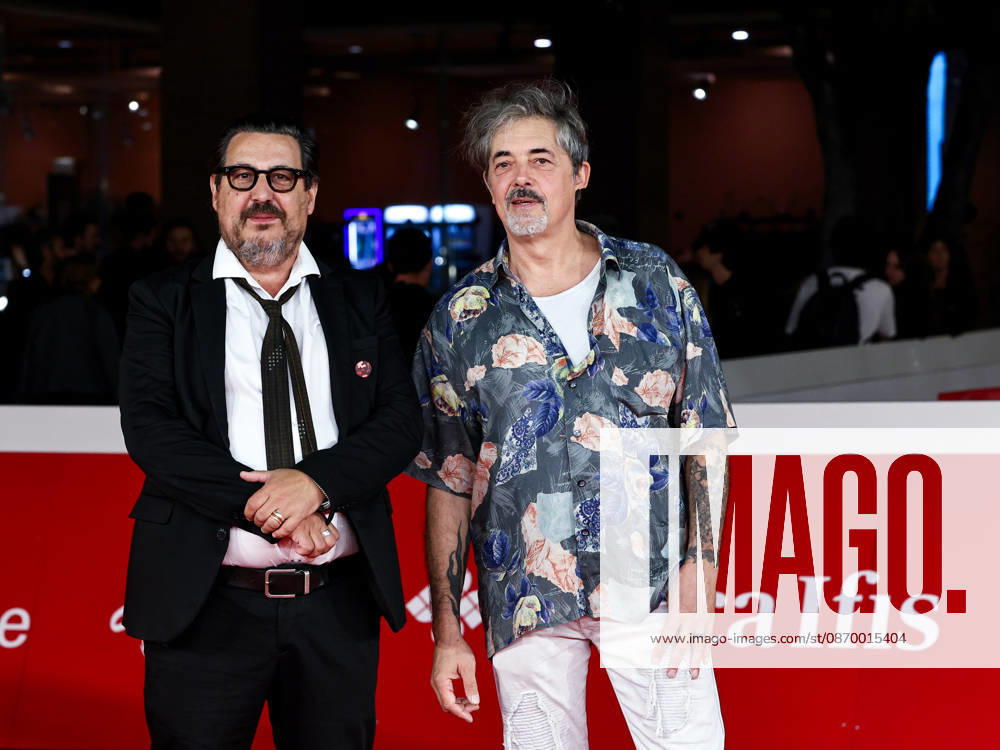IPA89928242 - Rome, 2026 Film Festival - Evening 7 - Red Carpet for PLUS DE BRUIT: MANO NEGRA. Pictured: Tom Darnal and David Dufresne