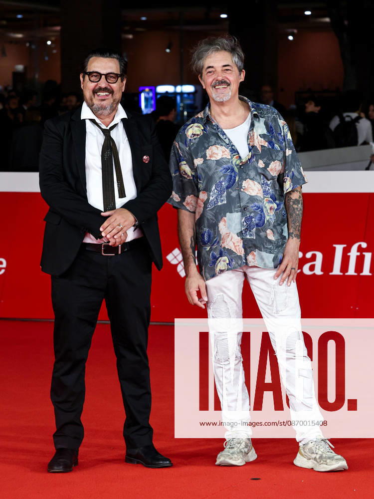 IPA89928251 - Rome, 2026 Film Festival - Evening 7 - Red Carpet for PLUS DE BRUIT: MANO NEGRA. Pictured: Tom Darnal and David Dufresne