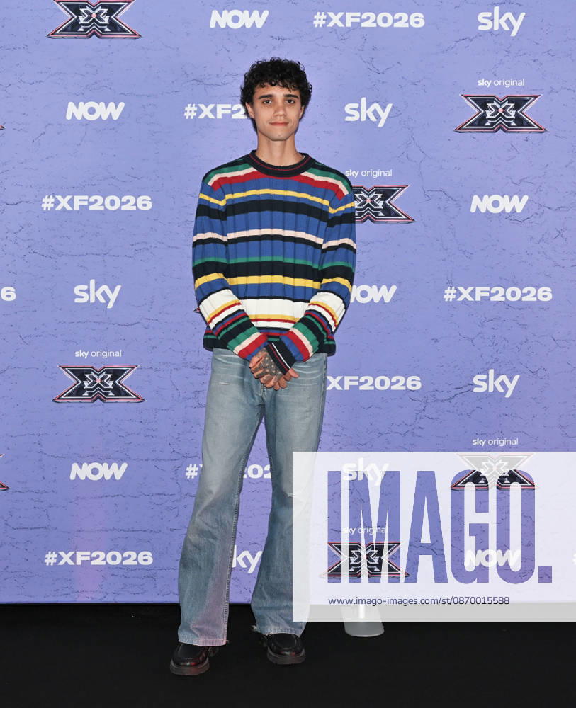 IPA89927926 - Milan, Italy: X Factor 2026 photocall featuring the 12 official contestants IRAMA S TEAM In the photo: Lenanie (Danny Anania)