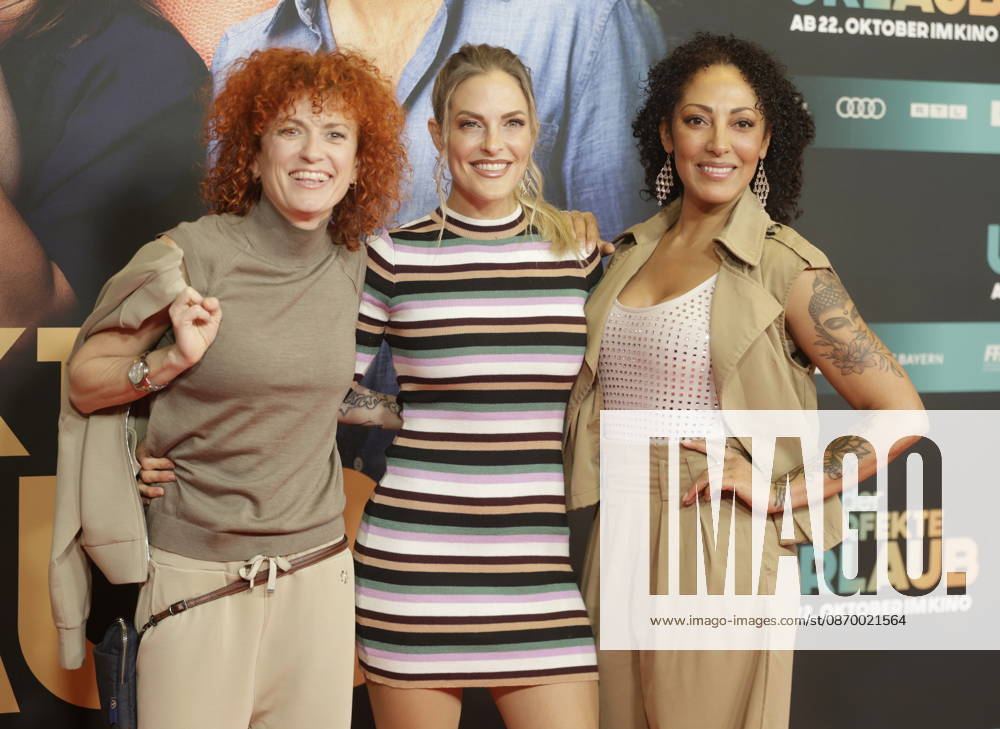 Theatrical Premiere October 19, 2026: Lucy Diakovska, Sandy Mölling, and Jessica Wahls at the world premiere of *THE PERFECT VACATION* at the Mathäser Filmpalast in Munich, October 19, 2026, Munich, Mathäser Filmpalast, Baern D