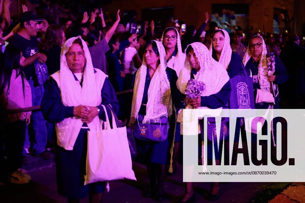 Thousands of devotees join Lord of Miracles procession in Lima LIMA, PERU - OCTOBER 19: Thousands of devotees accompany the third procession of the Lord of Miracles through the streets of downtown Lima, Peru, on October 19, 2026. Held every October, the processions draw thousands of faithful and are considered among the largest religious gatherings in Latin America. The procession includes a tribute in front of the Palace of Justice and passes through the streets of Lima’s Historic Center. Klebher Vasquez Anadolu Lima Peru. Editorial use only. Please get in touch for any other usage.