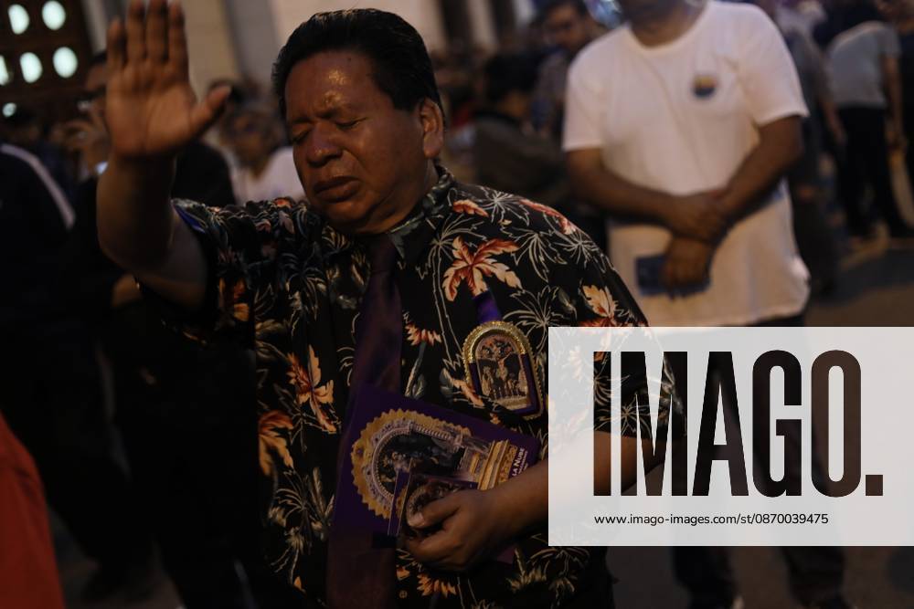 Thousands of devotees join Lord of Miracles procession in Lima LIMA, PERU - OCTOBER 19: Thousands of devotees accompany the third procession of the Lord of Miracles through the streets of downtown Lima, Peru, on October 19, 2026. Held every October, the processions draw thousands of faithful and are considered among the largest religious gatherings in Latin America. The procession includes a tribute in front of the Palace of Justice and passes through the streets of Lima’s Historic Center. Klebher Vasquez Anadolu Lima Peru. Editorial use only. Please get in touch for any other usage.
