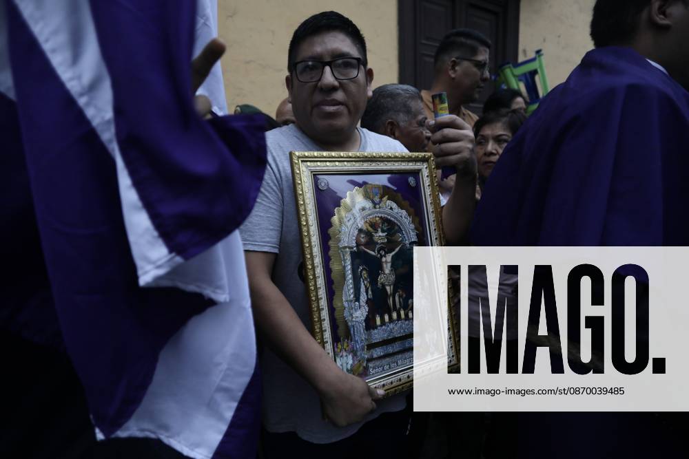 Thousands of devotees join Lord of Miracles procession in Lima LIMA, PERU - OCTOBER 19: Thousands of devotees accompany the third procession of the Lord of Miracles through the streets of downtown Lima, Peru, on October 19, 2026. Held every October, the processions draw thousands of faithful and are considered among the largest religious gatherings in Latin America. The procession includes a tribute in front of the Palace of Justice and passes through the streets of Lima’s Historic Center. Klebher Vasquez Anadolu Lima Peru. Editorial use only. Please get in touch for any other usage.