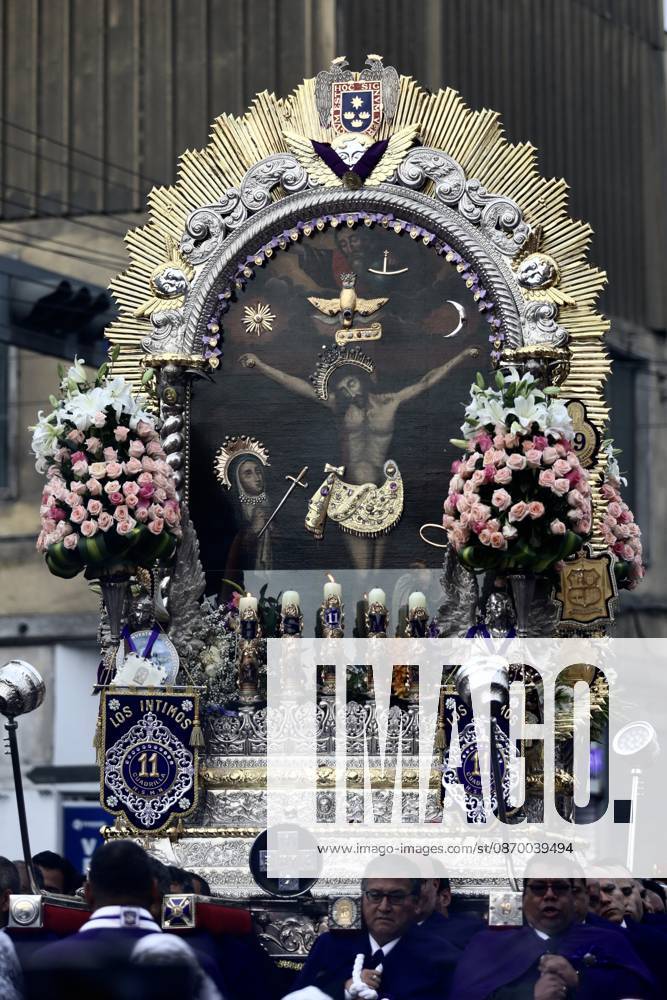 Thousands of devotees join Lord of Miracles procession in Lima LIMA, PERU - OCTOBER 19: Thousands of devotees accompany the third procession of the Lord of Miracles through the streets of downtown Lima, Peru, on October 19, 2026. Held every October, the processions draw thousands of faithful and are considered among the largest religious gatherings in Latin America. The procession includes a tribute in front of the Palace of Justice and passes through the streets of Lima’s Historic Center. Klebher Vasquez Anadolu Lima Peru. Editorial use only. Please get in touch for any other usage.