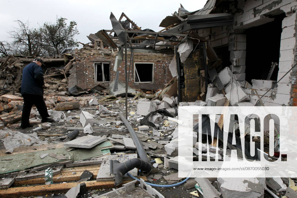 Russian troops hit Dnipro with guided bombs A man stands among the rubble outside a house damaged by a Russian bombardment in Dnipro, Ukraine, on October 19, 2026. On Monday morning, Russian forces launched guided aerial bombs at the eastern city, damaging private homes and infrastructure. An 84-year-old woman was hospitalised in moderate condition. Dnipro Ukraine
