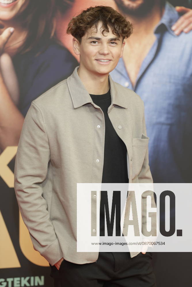 Theatrical release: October 19, 2026. Benedikt Kalcher at the world premiere of *DER PERFEKTE URLAUB* at the Mathäser Filmpalast in Munich, October 19, 2026. Munich, Mathäser Filmpalast, Baern D