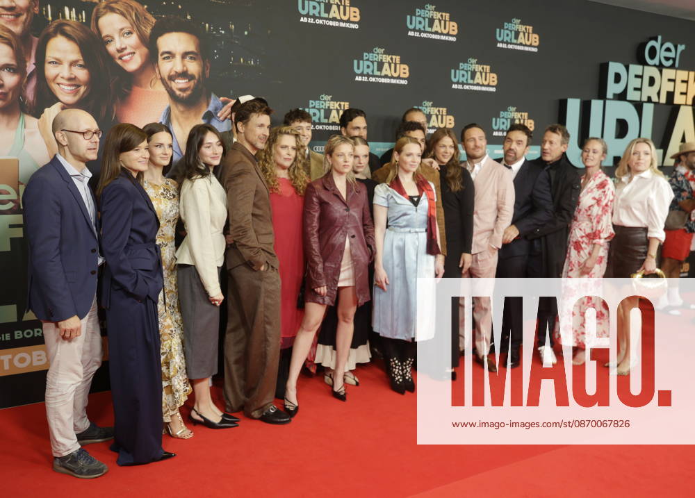 Theatrical Release: October 19, 2026 Diana Amft, Jella Haase, Elyas M. Barek, Karoline Herfurth, Director Bora Dagtekin, Florian David Fitz, Jessica Schwarz, Wotan Wilke Möhring, Frederick Lau, producer Lena Schömann, and other guests at the world premiere of *DER PERFEKTE URLAUB* at the Mathäser Filmpalast in Munich, October 19, 2026, Munich, Mathäser Filmpalast, Baern