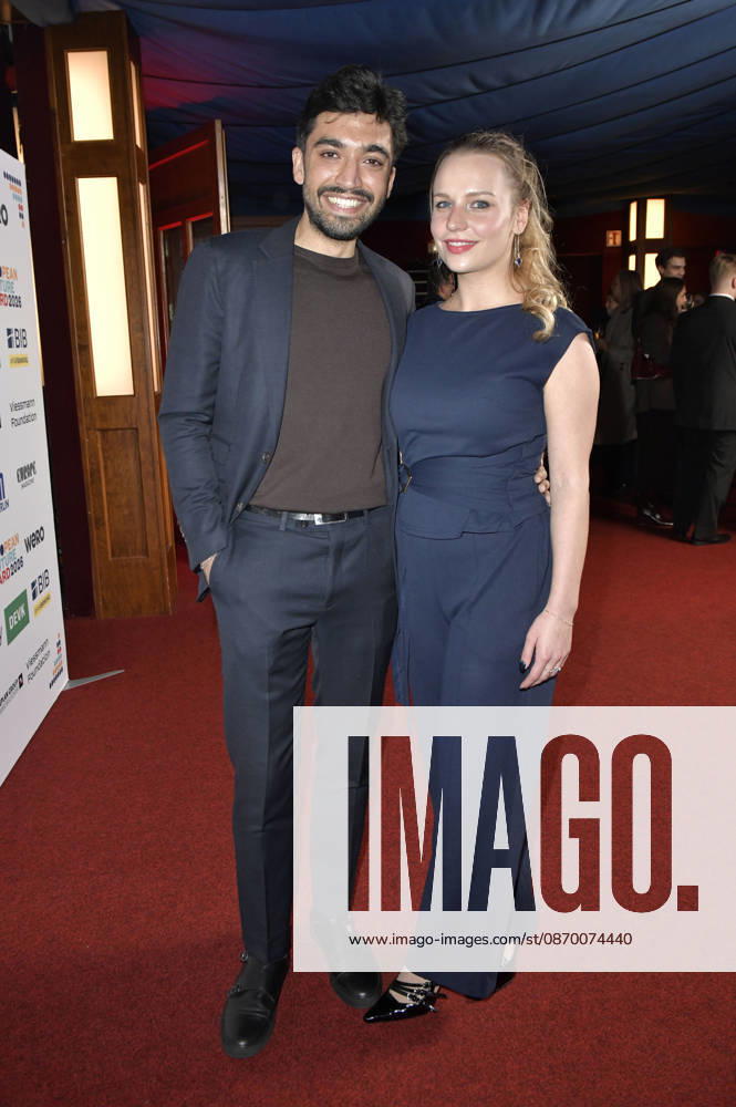 Milad Tabesch and Laura Wessbecher at the 2026 European Future Award ceremony at the Tipi am Kanzleramt in Berlin, October 19, 2026 Foto:xM.xBehrensx xFuturexImagex future_6040