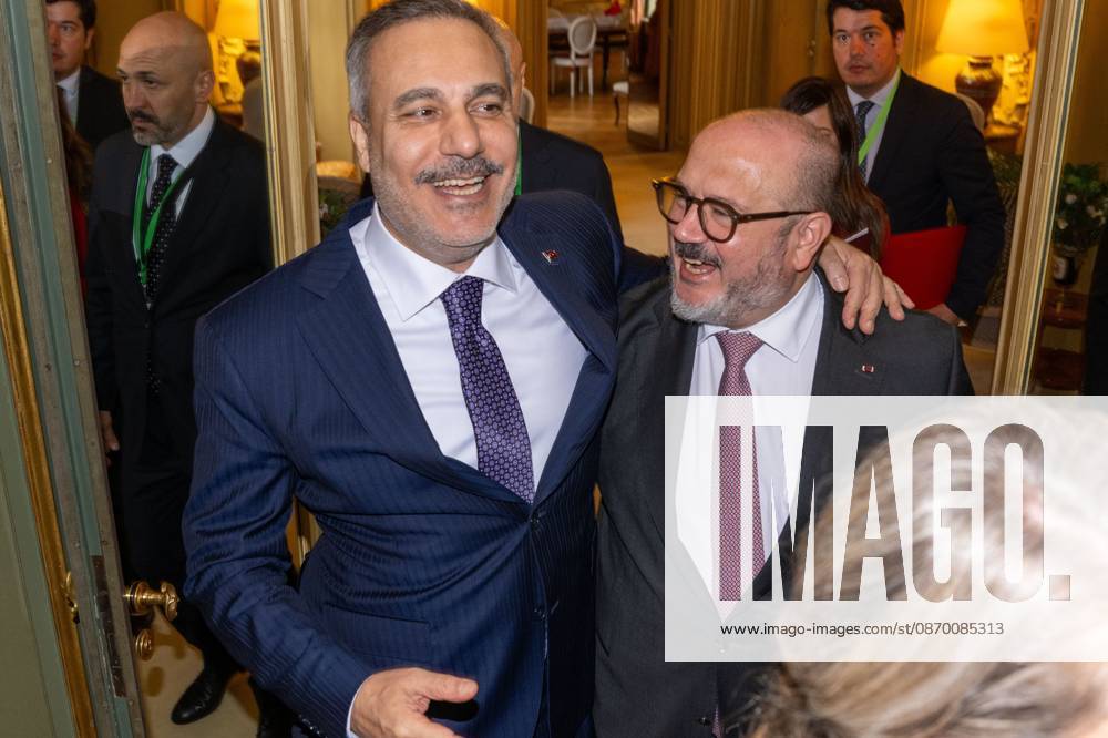 Turkey s Foreign Minister Hakan Fidan and Minister of Interior Bernard Quintin are pictured at a meeting of several Federal Minister s with a Turkish delegation, Tuesday 20 October 2026, in Brussels. JONASxROOSENS 190376523