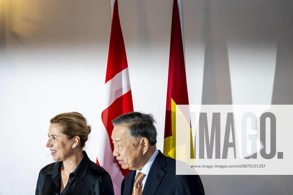 DENMARK State visit from Vietnam: President To Lam visits the Prime Minister. Prime Minister Mette Frederiksen receives President To Lam at Christiansborg Palace in Copenhagen on Tuesday, October 20, 2026. Vietnam’s President, To Lam, and his spouse are on a three-day state visit to Denmark. Photo: Mads Claus Rasmussen, Ritzau Scanpix, Copenhagen, Denmark