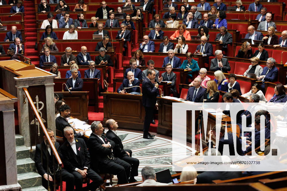 PRIME MINISTER SÃ bastien LECORNU during a question and answer session with the government at the National Assembly in Paris, on October 13, 2026. - ZUMAs287 20261020_zip_s287_015