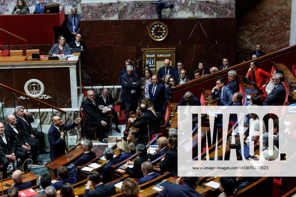 The Minister of the Interior, Laurent NuoÂ±ez during a question and answer session with the government at the National Assembly in Paris, on October 20, 2026. - ZUMAs287 20261020_zip_s287_024