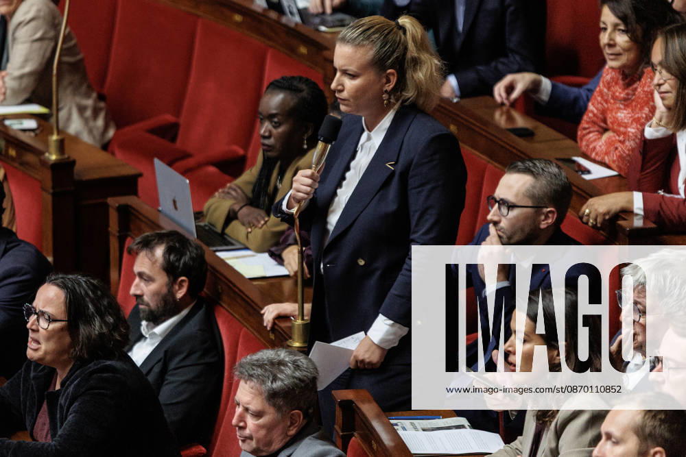 President of the La France insoumise group, Mathilde Panot during a question and answer session with the government at the National Assembly in Paris, on October 20, 2026 - ZUMAs287 20261020_zip_s287_026