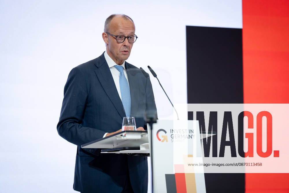 Invest in Germany Summit, Berlin, ESMT Invest in Germany Summit, Berlin, ESMT, Friedrich Merz, Federal Chancellor Berlin Berlin GER
