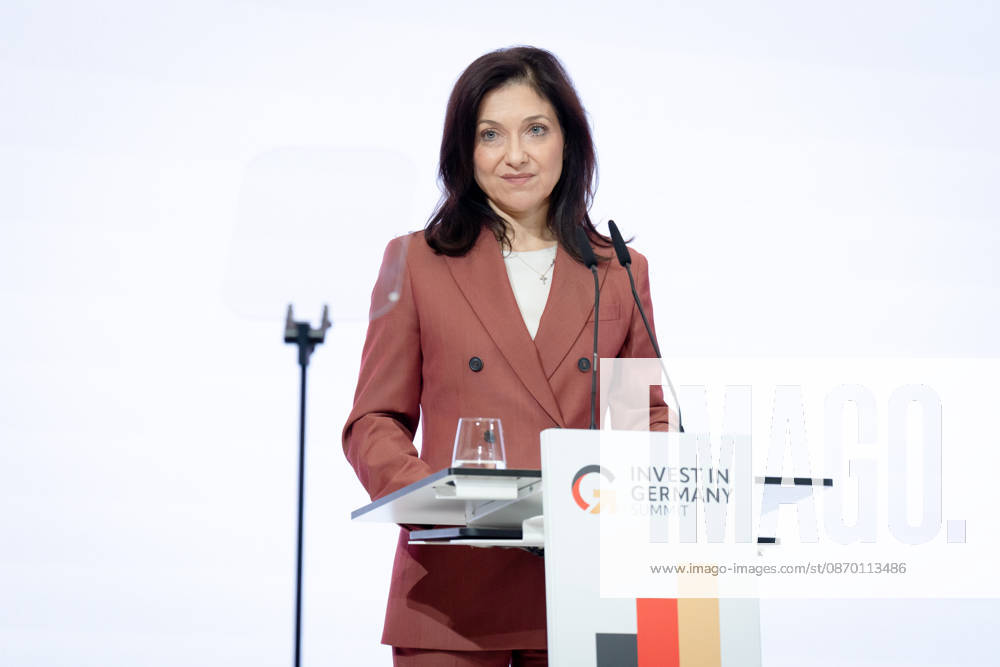 Invest in Germany Summit, Berlin, ESMT Invest in Germany Summit, Berlin, ESMT, Katherina Reiche, Federal Minister for Economic Affairs Berlin Berlin GER