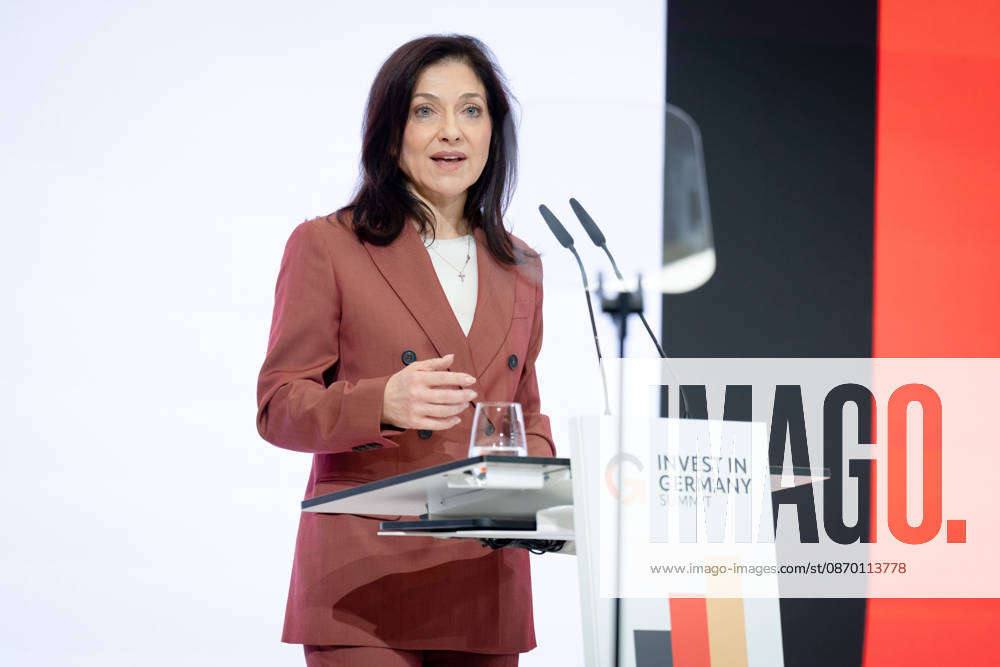 Invest in Germany Summit, Berlin, ESMT Invest in Germany Summit, Berlin, ESMT, Katherina Reiche, Federal Minister for Economic Affairs Berlin Berlin GER